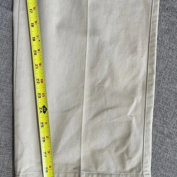 Savane Men's‎ Pants Size 36x28 Biege 100% Cotton Khaki Slacks - Picture 5 of 8